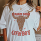 Simmer Down Cowboy SVG PNG | Western Sublimation | Retro Cowgirl | T shirt Design Cut file