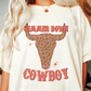 Simmer Down Cowboy SVG PNG | Western Sublimation | Retro Cowgirl | T shirt Design Cut file