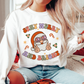 Stay Merry and Bright SVG PNG | Christmas Sublimation | Groovy Hippie Santa | T shirt Design Cut file