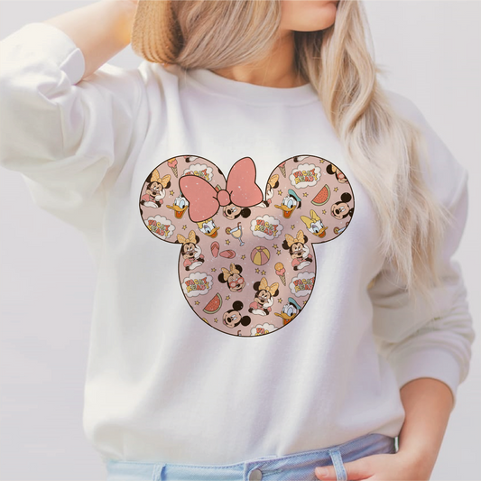 Summer Mouse Ears PNG SVG, Magical Summer Sublimation | Retro T shirt Design