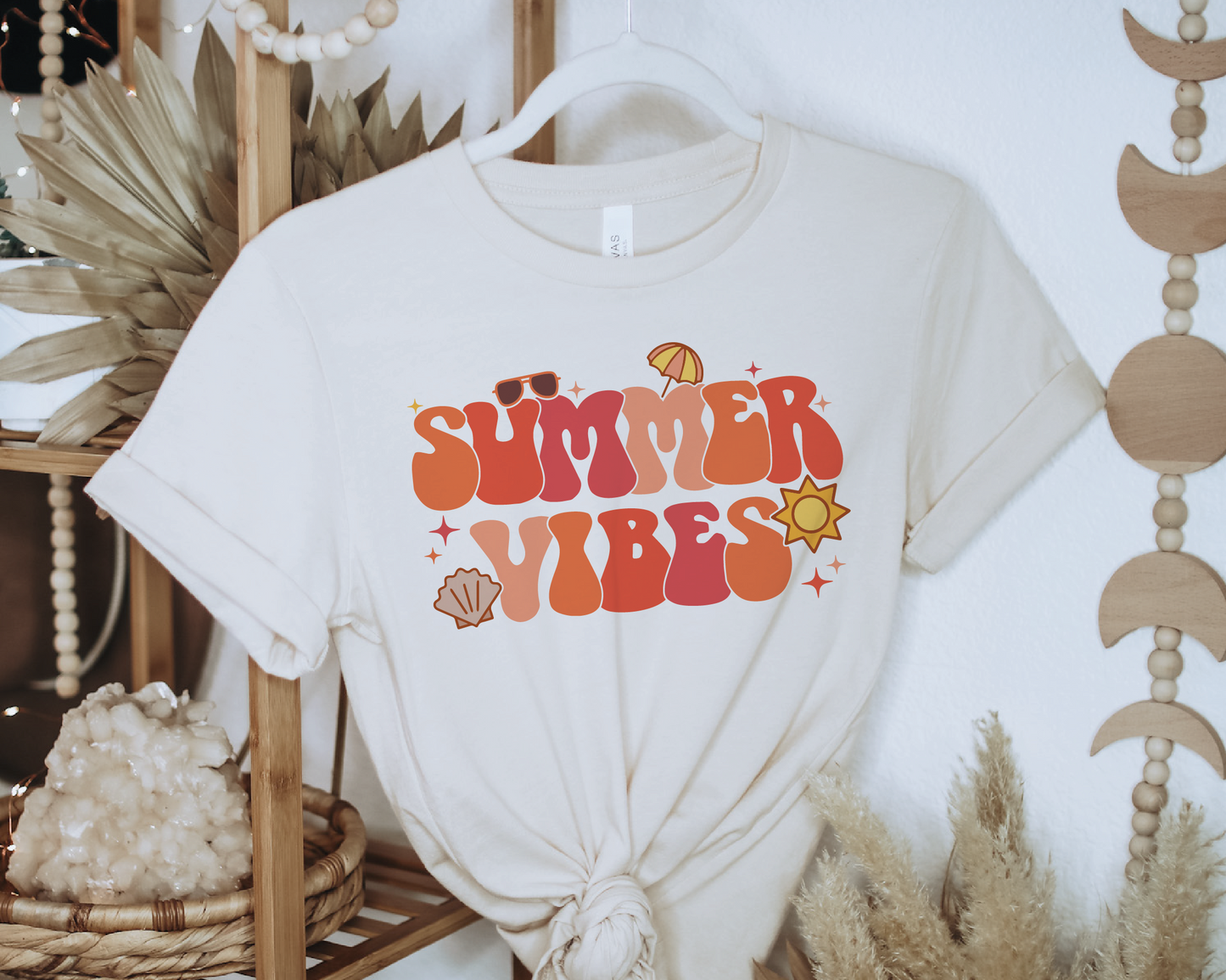 Summer Vibes SVG PNG | Groovy Sublimation | Retro Vintage | Summer T shirt Design