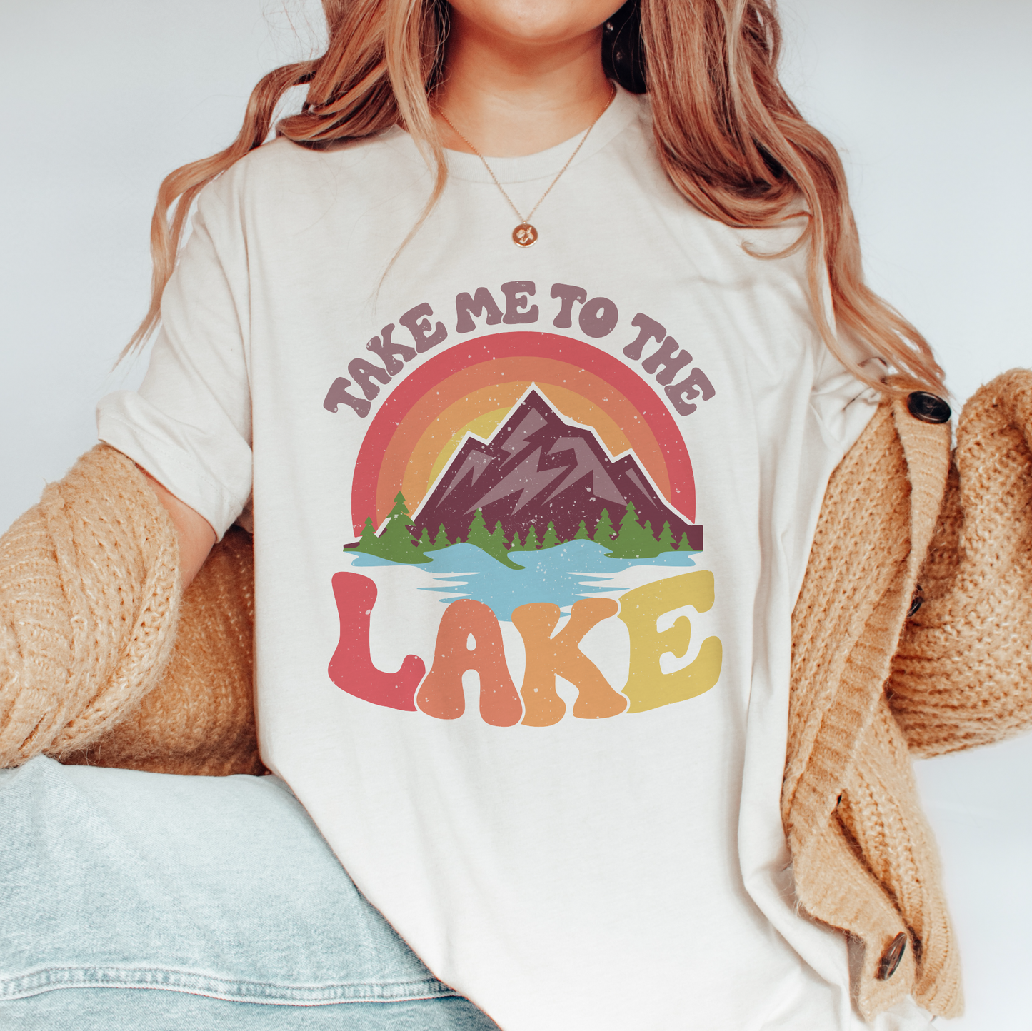 Take Me to the Lake PNG SVG | Retro Vintage Summer Sublimation | Lake T shirt Design