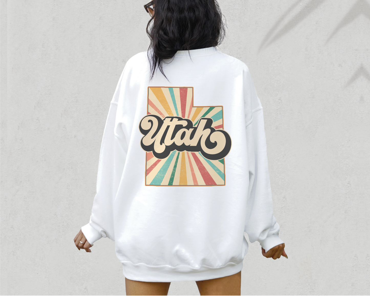 Utah PNG | Vintage Utah State Sublimation | Retro Distressed T shirt Design