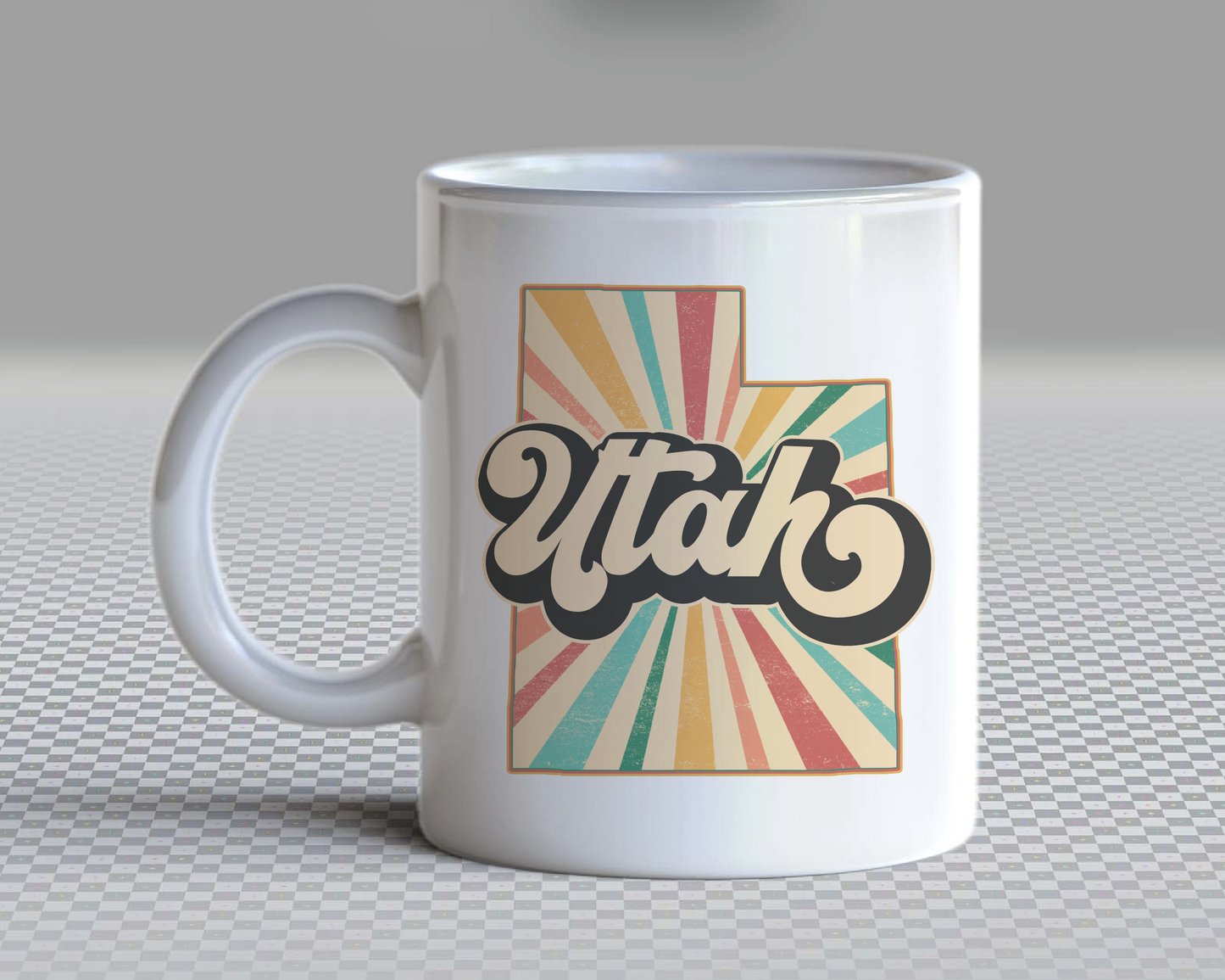 Utah PNG | Vintage Utah State Sublimation | Retro Distressed T shirt Design