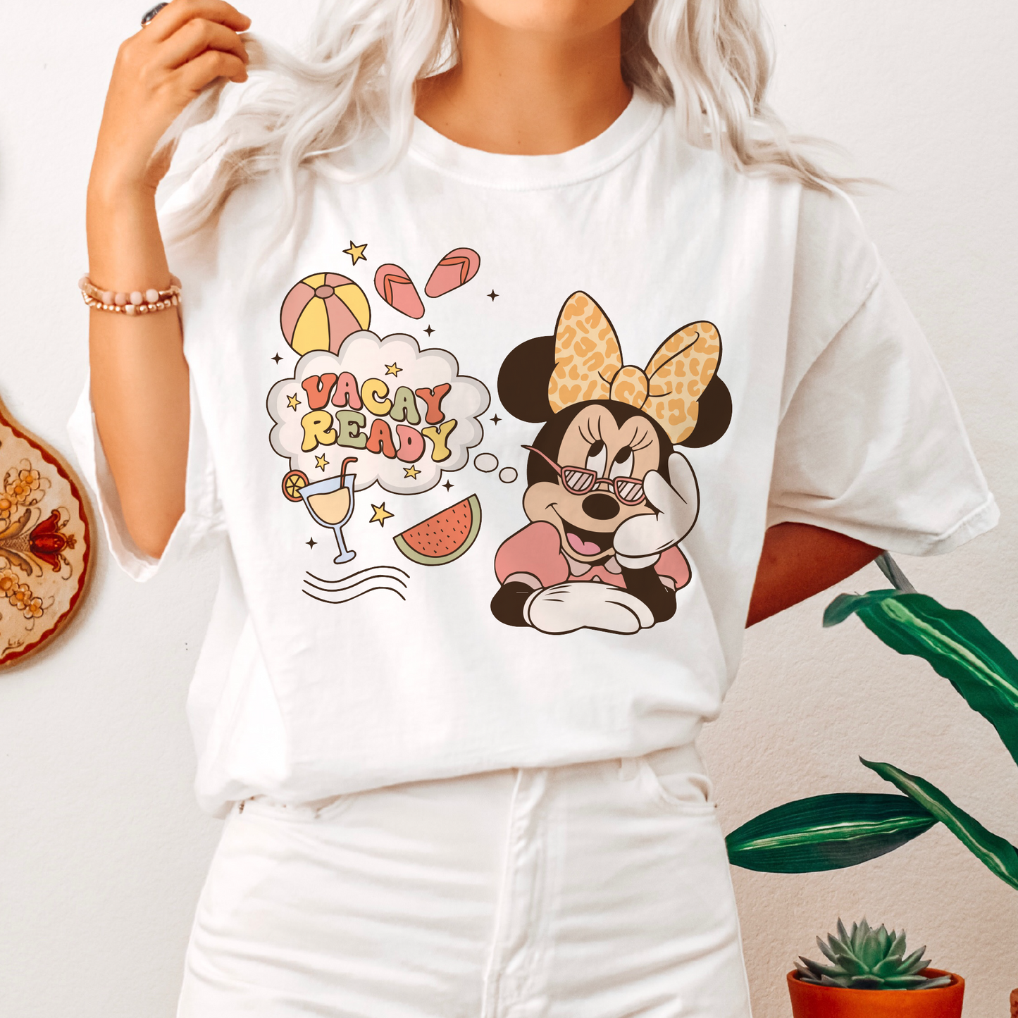 Vacay Ready PNG SVG | Magical Summer Sublimation | Minnie T shirt Design