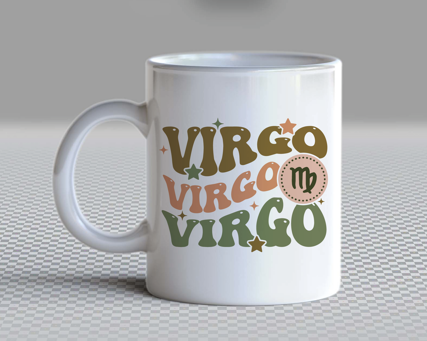 Virgo SVG PNG | Zodiac Sublimation | Retro Vintage Virgo | T shirt Design Cut file