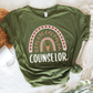 Counselor SVG PNG | Rainbow Sublimation | Teacher Counselor T shirt Design Cut file