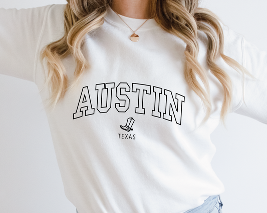 Austin Texas SVG PNG | Texas State Cut File | Vacation T shirt Design Sublimation