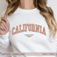 California SVG PNG | California State Cut File | Vacation T shirt Design Sublimation