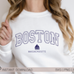Boston Massachusetts SVG PNG | Massachusetts State Cut File | Vacation T shirt Design Sublimation