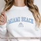 Miami Beach Florida SVG PNG | Florida State Cut File | Vacation T shirt Design Sublimation