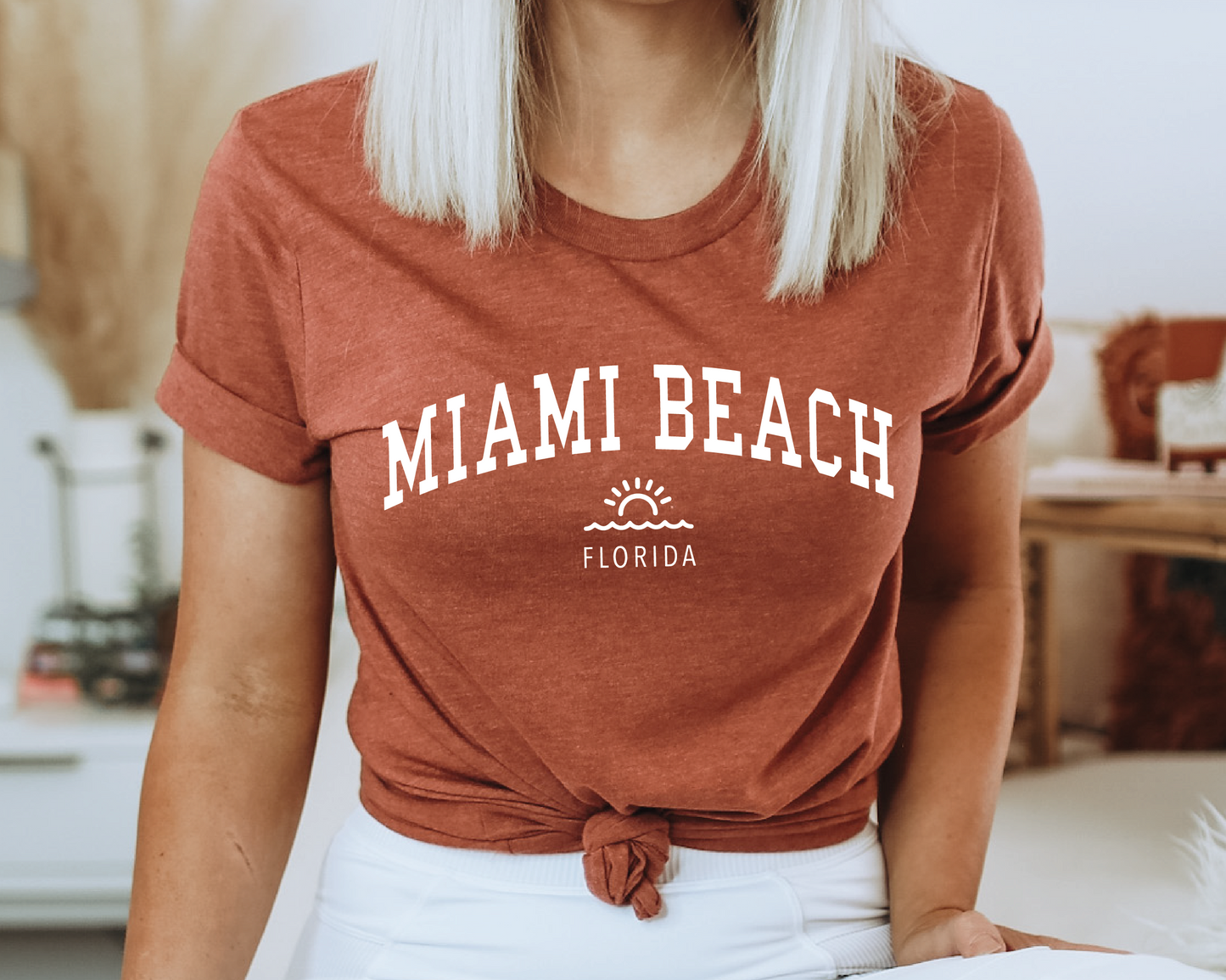 Miami Beach Florida SVG PNG | Florida State Cut File | Vacation T shirt Design Sublimation