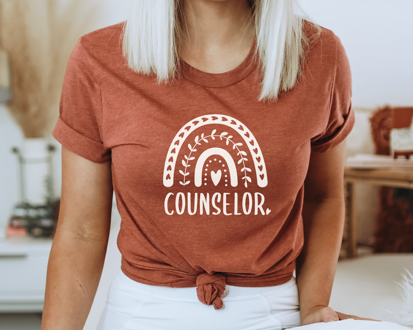 Counselor SVG PNG | Rainbow Sublimation | Teacher Counselor T shirt Design Cut file