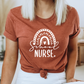 School Nurse SVG PNG | Rainbow Sublimation | Nurse Life T shirt Design Cut file