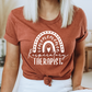 Respiratory Therapist SVG PNG | RT Rainbow Sublimation | Therapy T shirt Design Cut file
