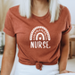 Nurse SVG PNG | Rainbow Sublimation | Nurse Shirt | Nurse Life T shirt Design Cut file