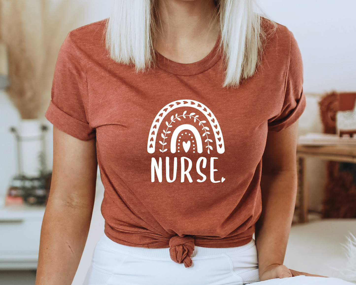 Nurse SVG PNG | Rainbow Sublimation | Nurse Shirt | Nurse Life T shirt Design Cut file