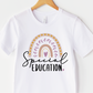 Special Education SVG PNG | Rainbow Sublimation | Teacher Sped T shirt Design Cut file