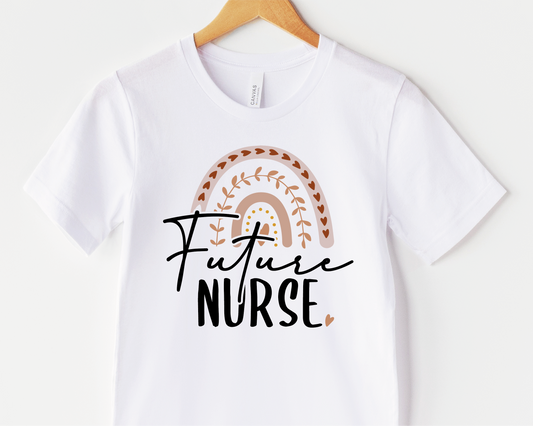Future Nurse SVG PNG | Rainbow Sublimation | Nurse Life T shirt Design Cut file