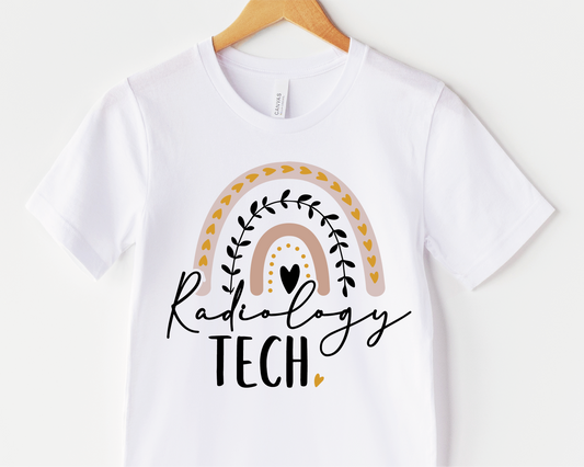 Radiology Tech SVG PNG | Rainbow Sublimation | Xray Radiologist T shirt Design Cut file
