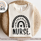 Nurse SVG PNG | Rainbow Sublimation | Nurse Shirt | Nurse Life T shirt Design Cut file