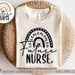 Future Nurse SVG PNG | Rainbow Sublimation | Nurse Life T shirt Design Cut file