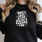 Don't Trip Over What's Behind You SVG PNG | Flower Smile Face Sublimation | Retro Vintage T shirt Design