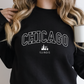 Chicago Illinois SVG PNG | Illinois State Cut File | Vacation T shirt Design Sublimation