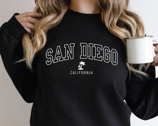 San Diego California SVG PNG | California Cut File | Vacation T shirt Design Sublimation