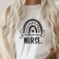 School Nurse SVG PNG | Rainbow Sublimation | Nurse Life T shirt Design Cut file