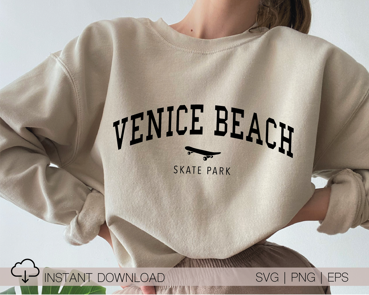 Venice Beach Skate Park SVG PNG | Vacation T shirt Design Cut File Sublimation