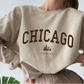 Chicago Illinois SVG PNG | Illinois State Cut File | Vacation T shirt Design Sublimation