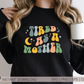 Tired as a Mother SVG PNG | Mother's Day Sublimation | Mom T shirt Design Cut file