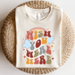Wish You Were Here SVG PNG | Groovy Sublimation | Inspirational | Retro Vintage T shirt Design